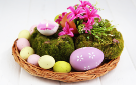 Je fais un centre de table - Activités de Pâques - 10doigts.fr