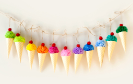 Je fabrique une guirlande - Activités de Home Déco - 10doigts.fr
