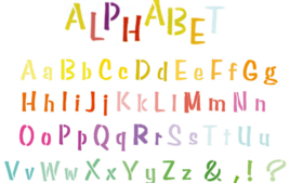 Pochoir alphabet - Pochoirs - 10doigts.fr