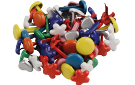 Attaches parisiennes et oeillets - Embellissements - 10doigts.fr