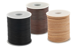 Cordon cuir - Fils et cordons - 10doigts.fr