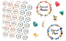 Gommettes  Fête des parents - Gommettes de Fêtes - 10doigts.fr