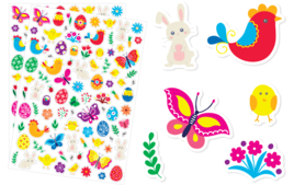 Gommettes Pâques - Gommettes de Fêtes - 10doigts.fr