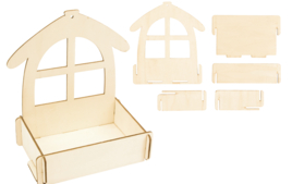 Nichoirs en bois - Supports en bois - 10doigts.fr