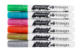 Feutres porcelaine, verre - Feutres et Marqueurs - 10doigts.fr