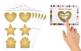 Gommettes à gratter - Gommettes - 10doigts.fr