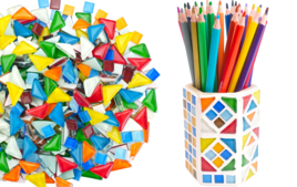 Mosaïques en verre - Mosaïque et tesselles : tout pour vos loisirs créatifs - 10doigts.fr