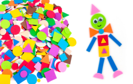 Stickers en mousse - Stickers Matières - 10doigts.fr