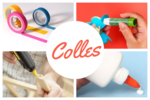 Colles, vernis, vernis-colles
