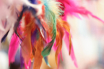 Plumes et pompons à suspendre