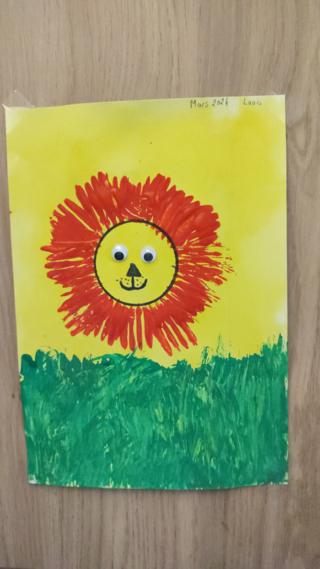 Petit lion - 10doigts.fr