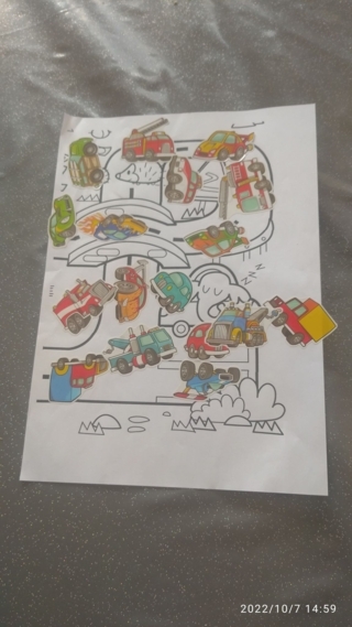 En route les voitures - 10doigts.fr