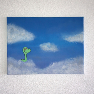 Broderie sur toile ciel - 10doigts.fr