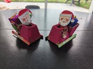 Traîneau du Père Noël - 10doigts.fr