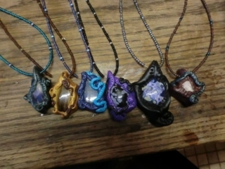 Colllier - Fimo, Cernit - 10doigts.fr