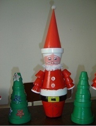 père-noël - Pâques, Noël - 10doigts.fr