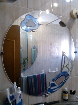 miroir façon vitrail - Peinture - 10doigts.fr