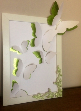 Cadre 3D papillons - Cadres - 10doigts.fr