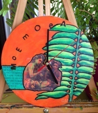 Horloge customisée_collection moemoea - Home Déco, Châssis - 10doigts.fr