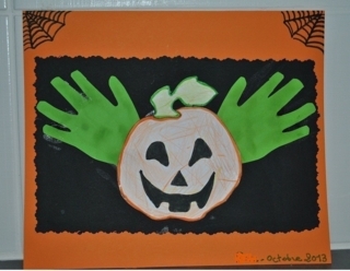 citrouille - Créations d'enfant - 10doigts.fr