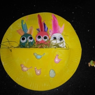 Les petits poussins de Pâques - Créations d'enfant - 10doigts.fr