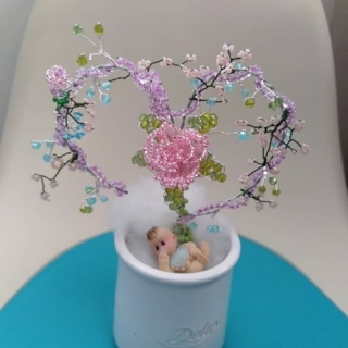 Petit cœur en perles - Perles, bracelets, colliers - 10doigts.fr