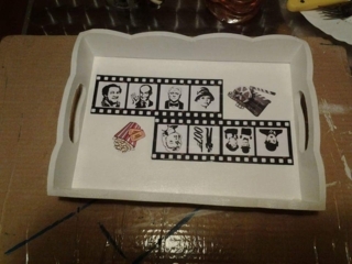 Plateau cinéma - Déco du bois - 10doigts.fr