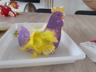 PANIER POULE - 10doigts.fr