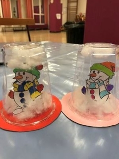 Bonhomme de neige - Créations d'enfant - 10doigts.fr