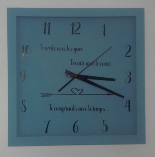 Horloge - Cuisine Déco - 10doigts.fr