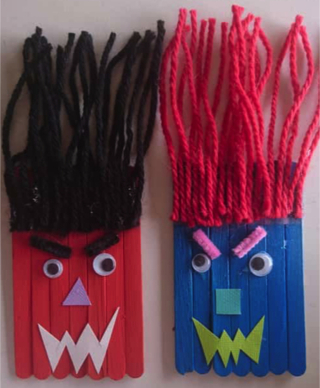 Monstres - Créations d'enfant - 10doigts.fr