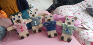 Famille ours - Laine - 10doigts.fr