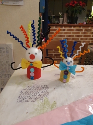 Clown rigolo - Créations d'enfant - 10doigts.fr