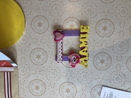 Cadre pour fête des mamies - Créations d'enfant - 10doigts.fr