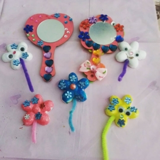 miroir, mon beau miroir - Créations d'enfant - 10doigts.fr