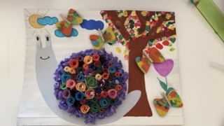 Mon escargot - Créations d'enfant - 10doigts.fr