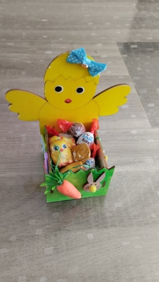 Poussin de Pâques - 10doigts.fr