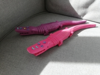 Crocodiles de princesses - Déco du bois - 10doigts.fr