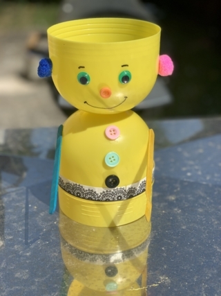 Recyclage œuf kinder - Créations d'enfant - 10doigts.fr