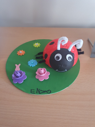 coccinelle - Créations d'enfant - 10doigts.fr