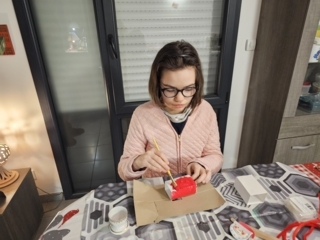 Traineau surprise de noël - 10doigts.fr