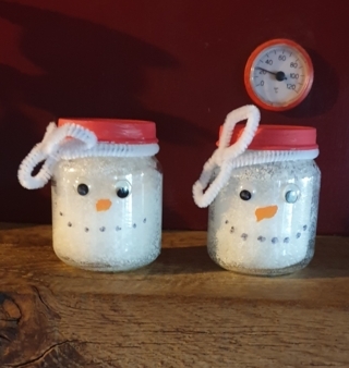 bonhomme de neige - Créations d'enfant - 10doigts.fr