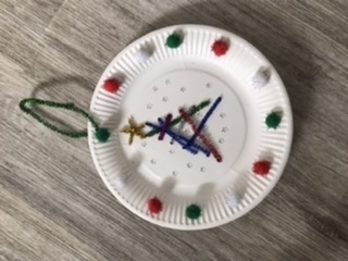 Sapin en chenille - Gommettes - 10doigts.fr