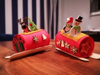 Traineau - Pâques, Noël - 10doigts.fr