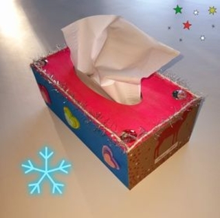 boite à mouchoirs - Créations d'enfant - 10doigts.fr