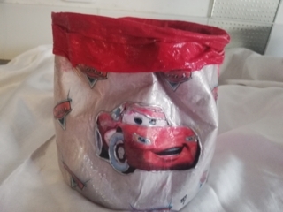 Pot à crayons enfants - Thème CARS - Couture, point de croix... - 10doigts.fr