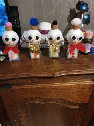 bonhomme de neige - Pâques, Noël - 10doigts.fr