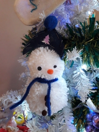 bonhomme de neige - Pâques, Noël - 10doigts.fr