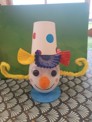 Un bonhomme clown - Divers - 10doigts.fr