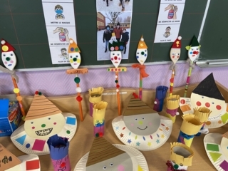 Marionette avec une cuillère en bois - Fêtes, déguisements - 10doigts.fr